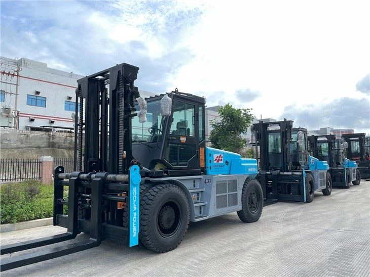 10t electric forklift to port